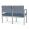 Lesro Lenox 2 Seat Tandem Seating W/ No Center Arm, 43.5 in W 24.5 in L 32 in H LS2101 - alternate 2